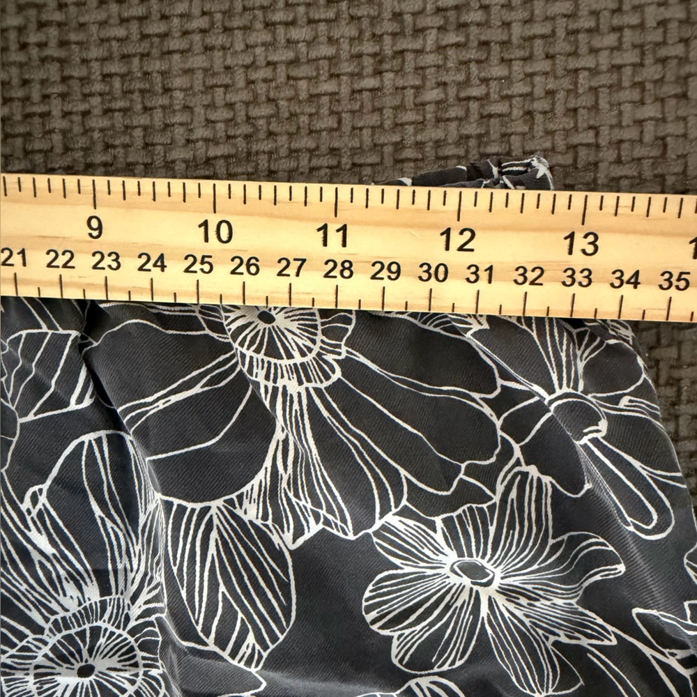 100% Silk Tiered Maxi Skirt Floral Unsubscribed XS Boho Whimsigoth Cottagecore - Picture 7 of 10